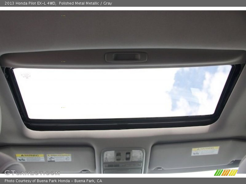 Polished Metal Metallic / Gray 2013 Honda Pilot EX-L 4WD