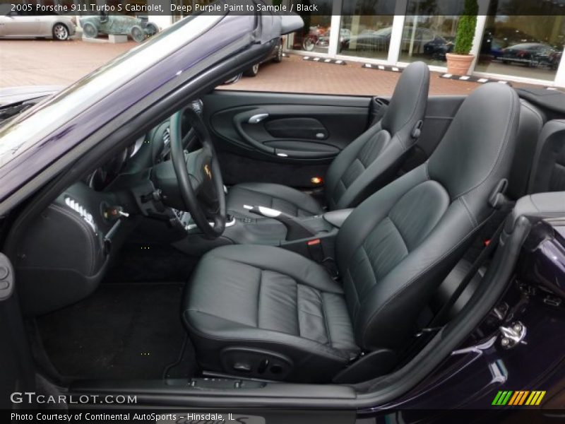 Front Seat of 2005 911 Turbo S Cabriolet
