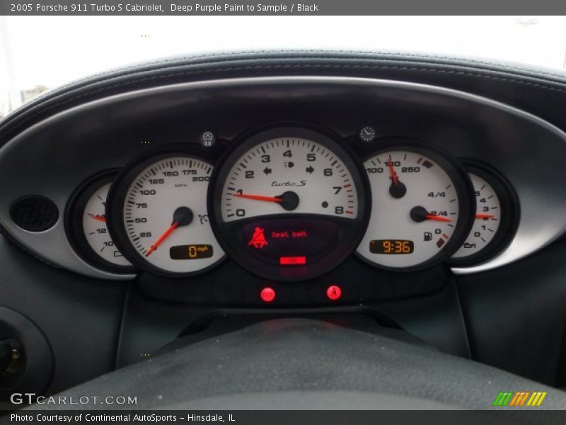  2005 911 Turbo S Cabriolet Turbo S Cabriolet Gauges