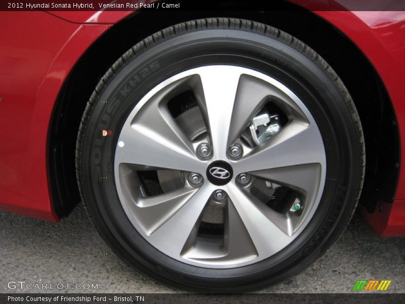 Venetian Red Pearl / Camel 2012 Hyundai Sonata Hybrid