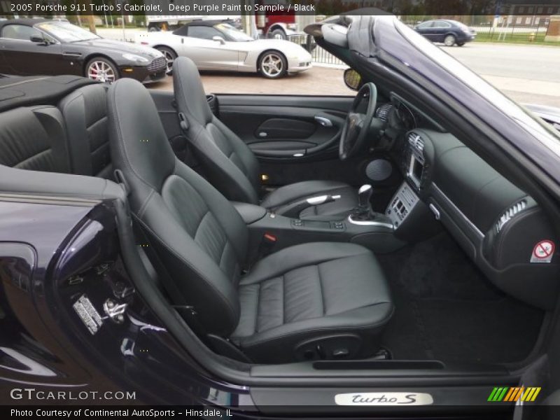 Front Seat of 2005 911 Turbo S Cabriolet