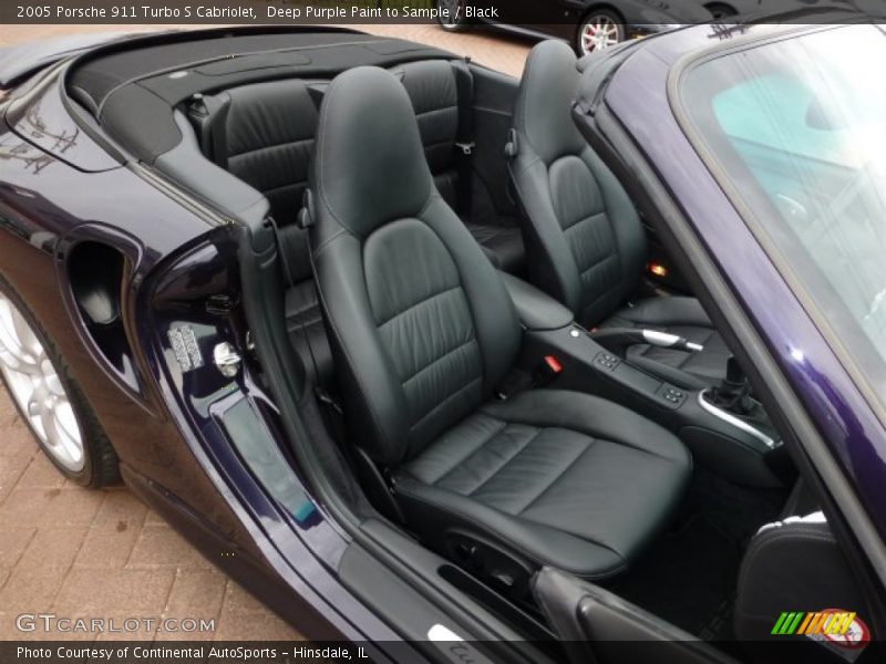 Front Seat of 2005 911 Turbo S Cabriolet