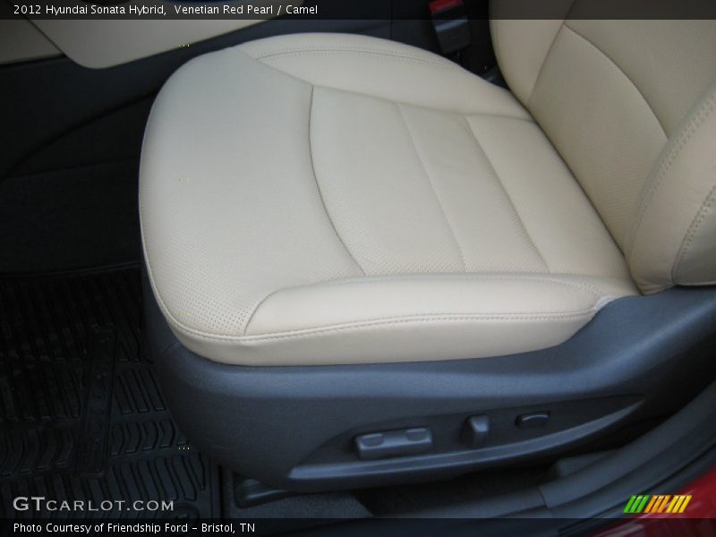 Venetian Red Pearl / Camel 2012 Hyundai Sonata Hybrid