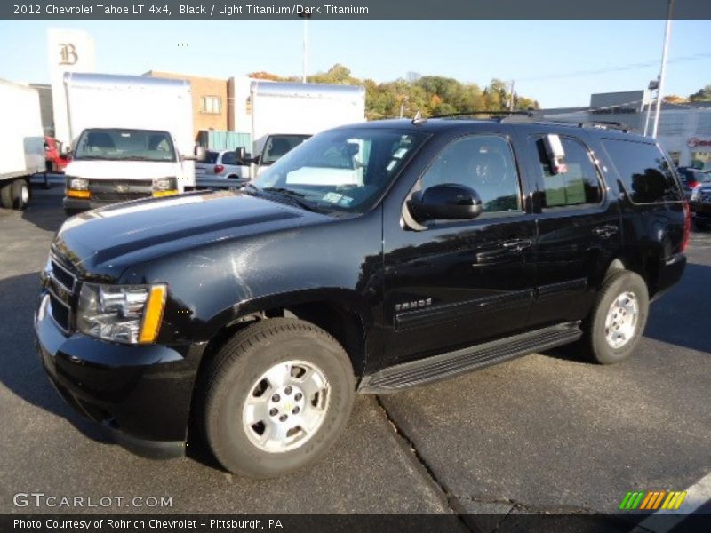 Black / Light Titanium/Dark Titanium 2012 Chevrolet Tahoe LT 4x4