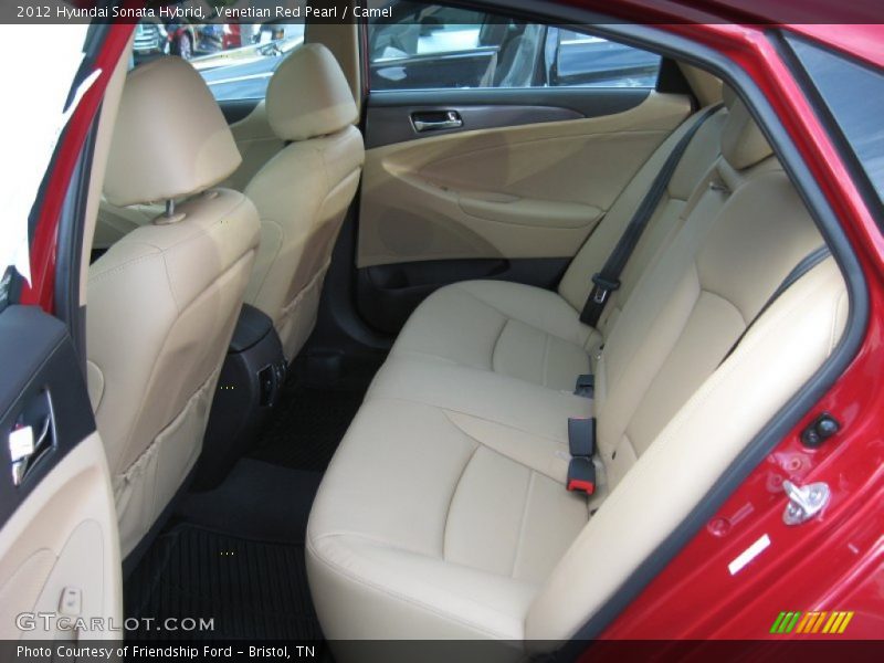 Venetian Red Pearl / Camel 2012 Hyundai Sonata Hybrid