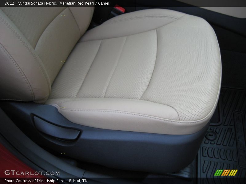 Venetian Red Pearl / Camel 2012 Hyundai Sonata Hybrid