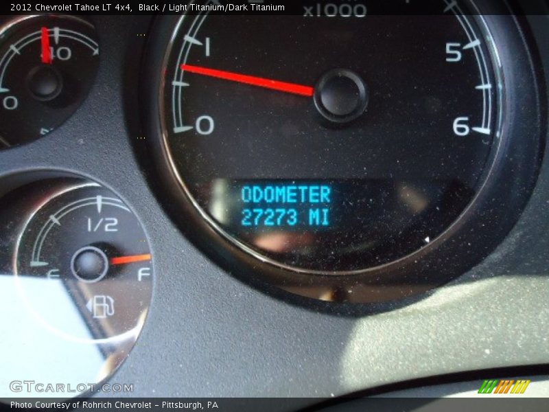 Black / Light Titanium/Dark Titanium 2012 Chevrolet Tahoe LT 4x4