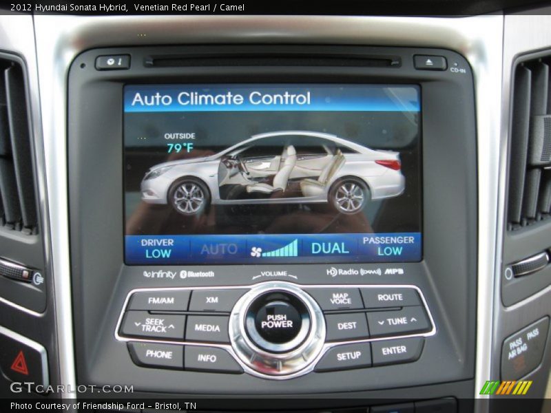 Venetian Red Pearl / Camel 2012 Hyundai Sonata Hybrid
