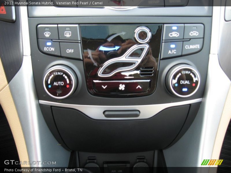 Venetian Red Pearl / Camel 2012 Hyundai Sonata Hybrid