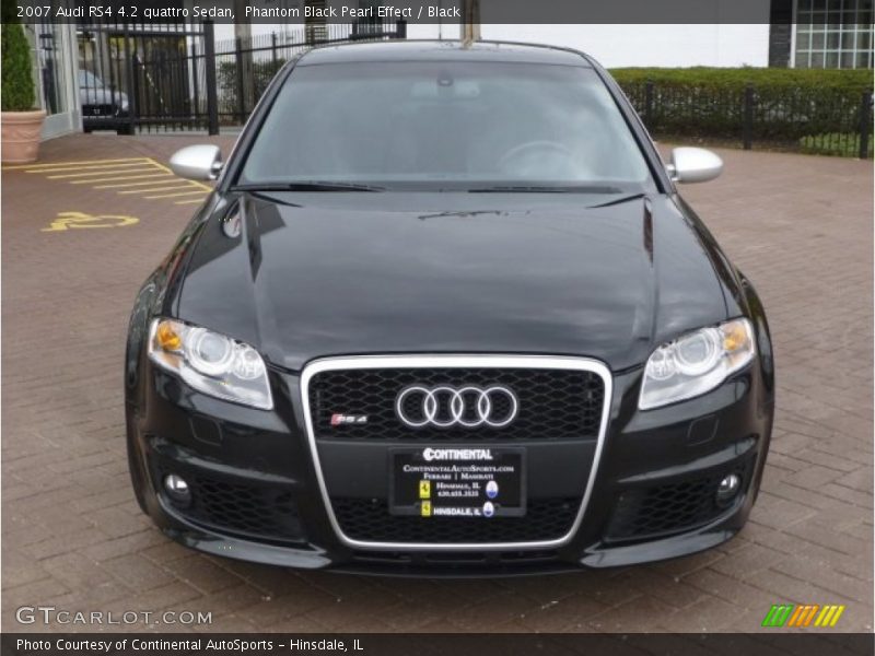 Phantom Black Pearl Effect / Black 2007 Audi RS4 4.2 quattro Sedan