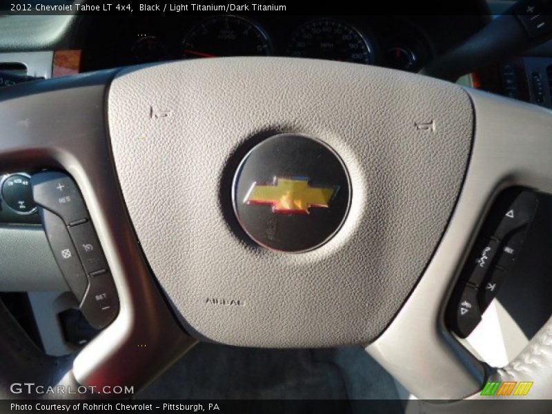 Black / Light Titanium/Dark Titanium 2012 Chevrolet Tahoe LT 4x4