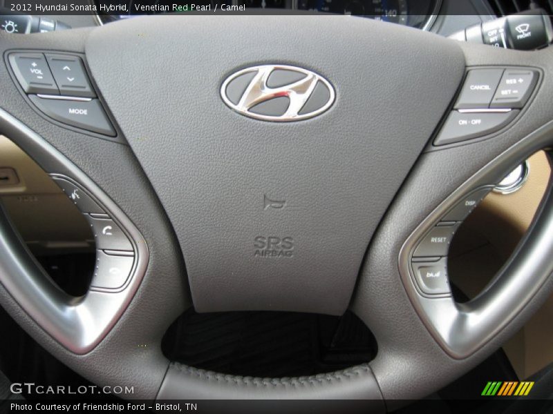 Venetian Red Pearl / Camel 2012 Hyundai Sonata Hybrid