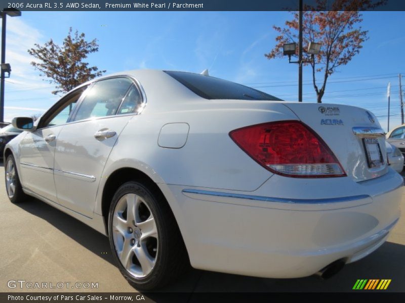 Premium White Pearl / Parchment 2006 Acura RL 3.5 AWD Sedan