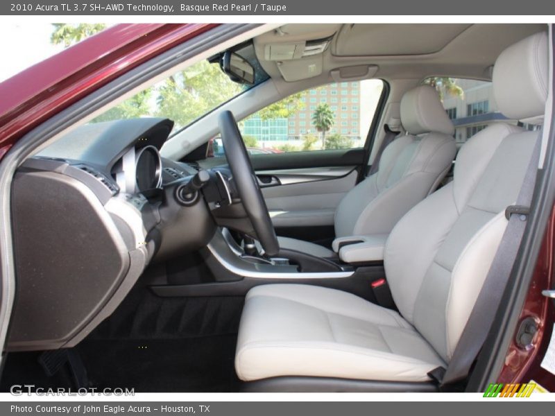 Basque Red Pearl / Taupe 2010 Acura TL 3.7 SH-AWD Technology