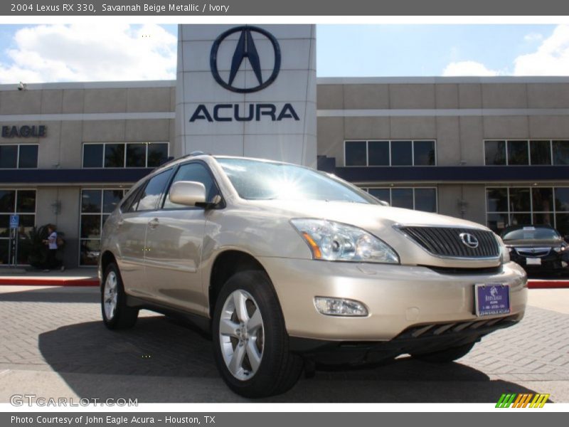 Savannah Beige Metallic / Ivory 2004 Lexus RX 330