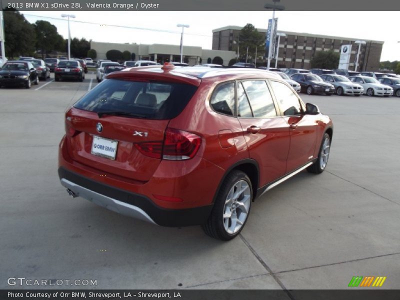 Valencia Orange / Oyster 2013 BMW X1 sDrive 28i