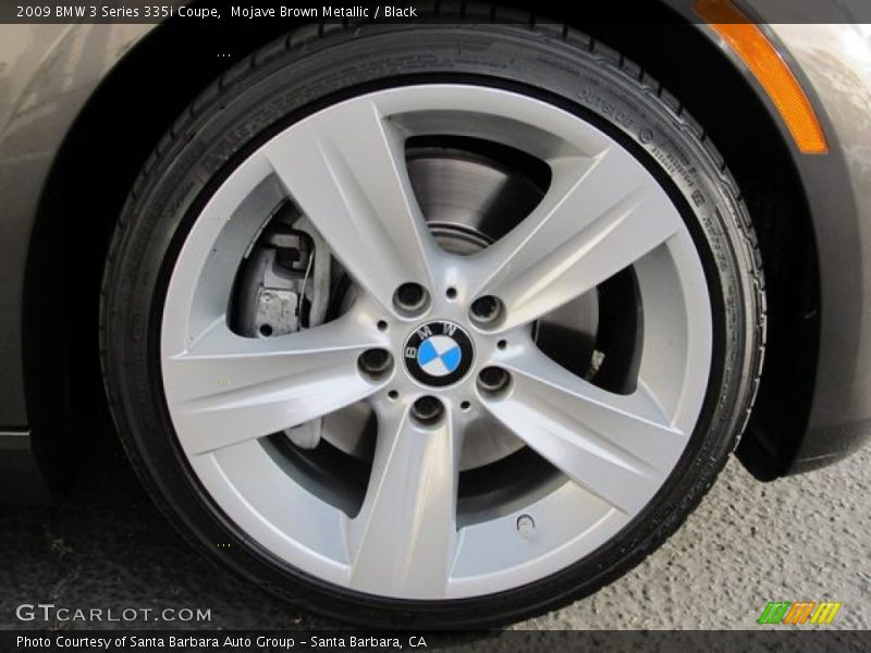 Mojave Brown Metallic / Black 2009 BMW 3 Series 335i Coupe