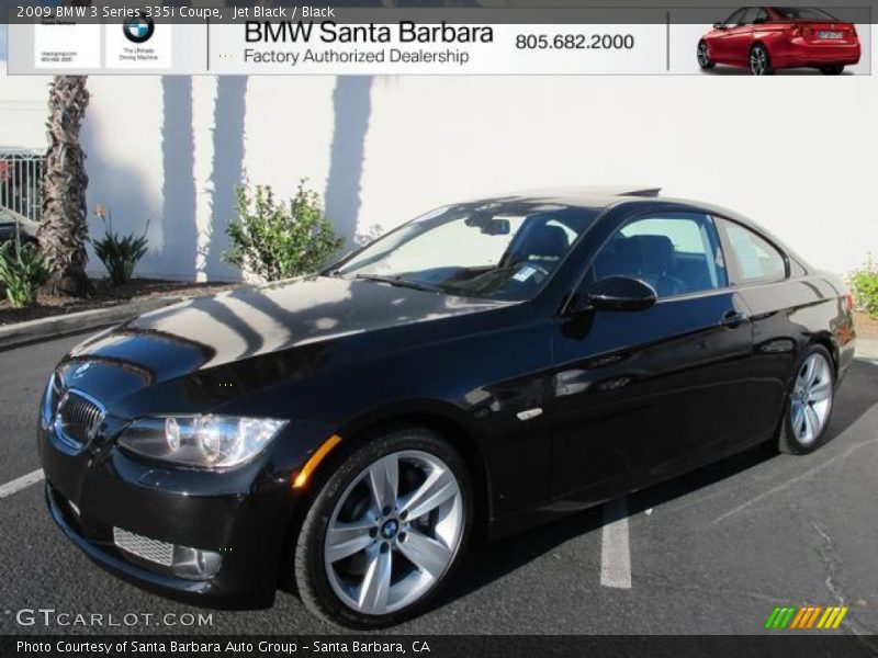 Jet Black / Black 2009 BMW 3 Series 335i Coupe