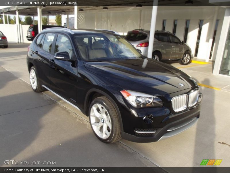 Jet Black / Beige 2013 BMW X1 sDrive 28i