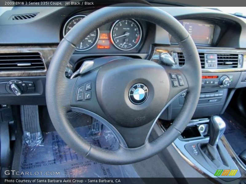 Jet Black / Black 2009 BMW 3 Series 335i Coupe