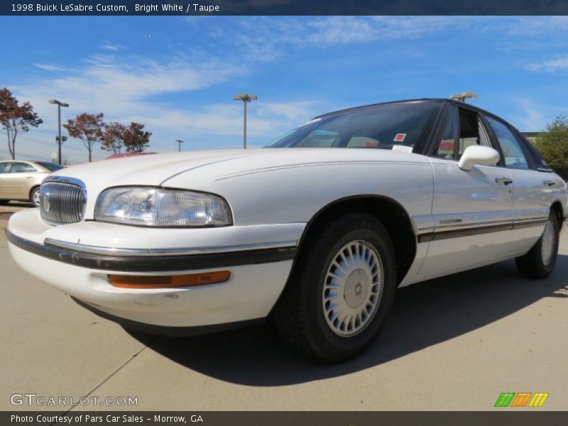 Bright White / Taupe 1998 Buick LeSabre Custom