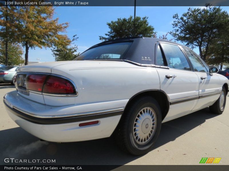 Bright White / Taupe 1998 Buick LeSabre Custom