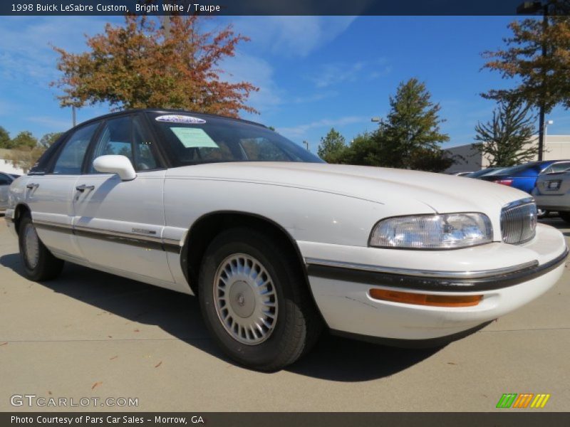 Bright White / Taupe 1998 Buick LeSabre Custom