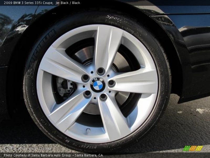 Jet Black / Black 2009 BMW 3 Series 335i Coupe