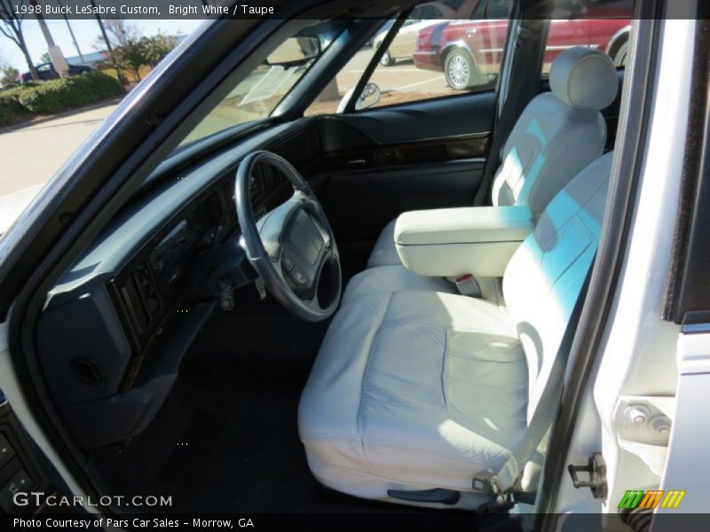 Bright White / Taupe 1998 Buick LeSabre Custom