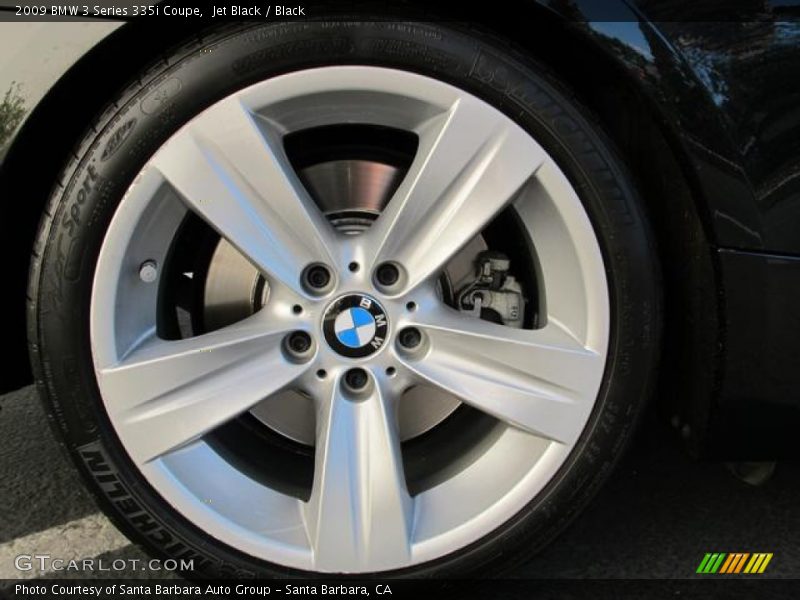 Jet Black / Black 2009 BMW 3 Series 335i Coupe