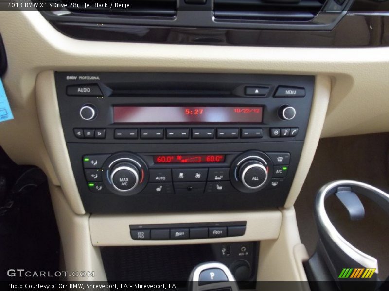 Jet Black / Beige 2013 BMW X1 sDrive 28i