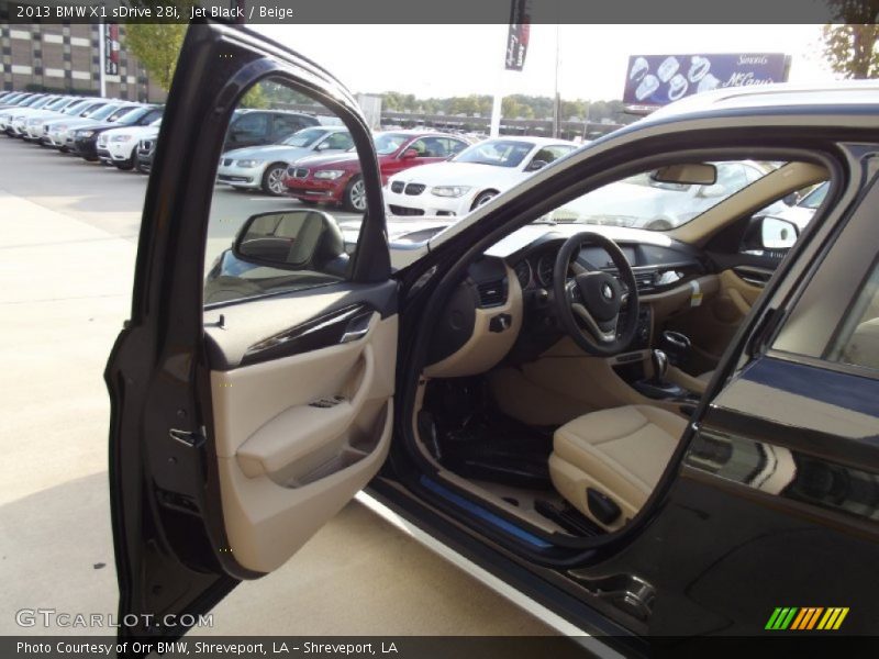 Jet Black / Beige 2013 BMW X1 sDrive 28i