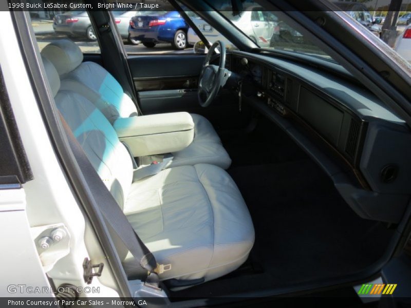 Bright White / Taupe 1998 Buick LeSabre Custom