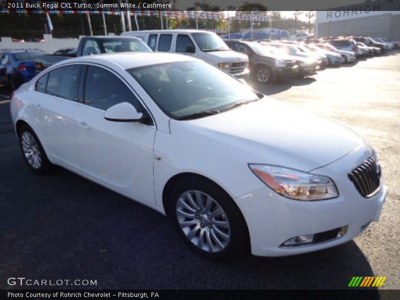 Summit White / Cashmere 2011 Buick Regal CXL Turbo