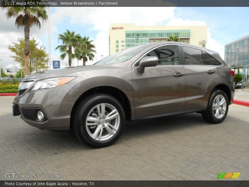 Amber Brownstone / Parchment 2013 Acura RDX Technology