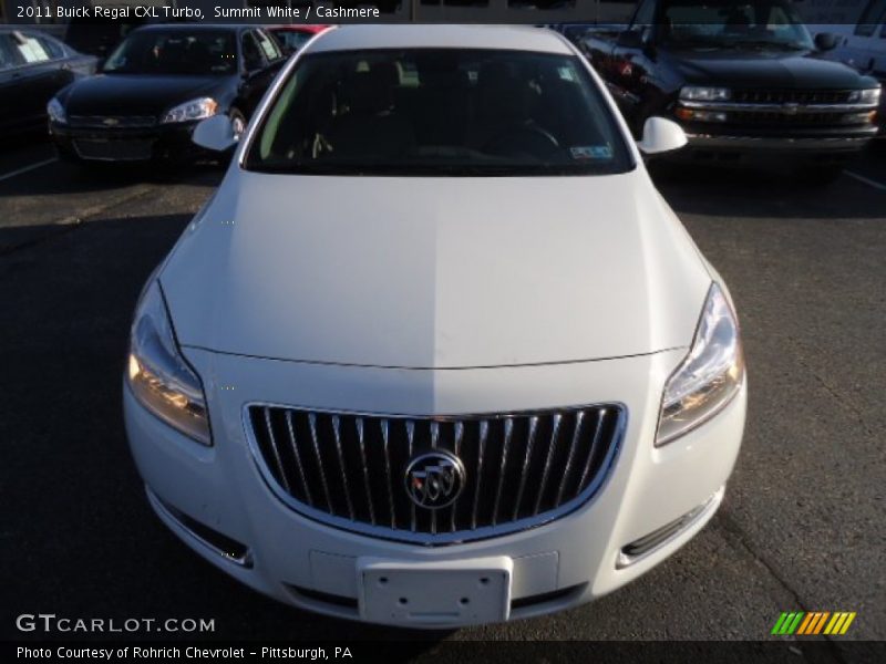Summit White / Cashmere 2011 Buick Regal CXL Turbo