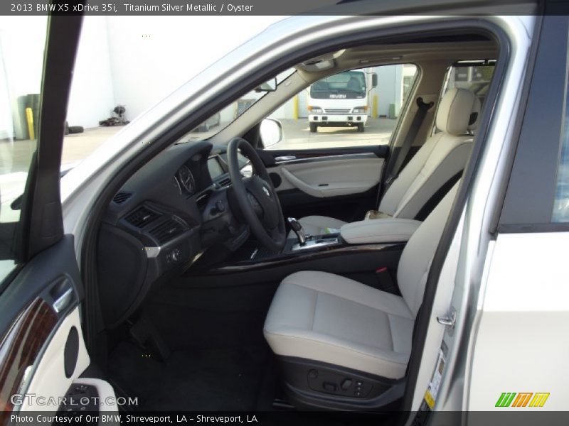 Titanium Silver Metallic / Oyster 2013 BMW X5 xDrive 35i