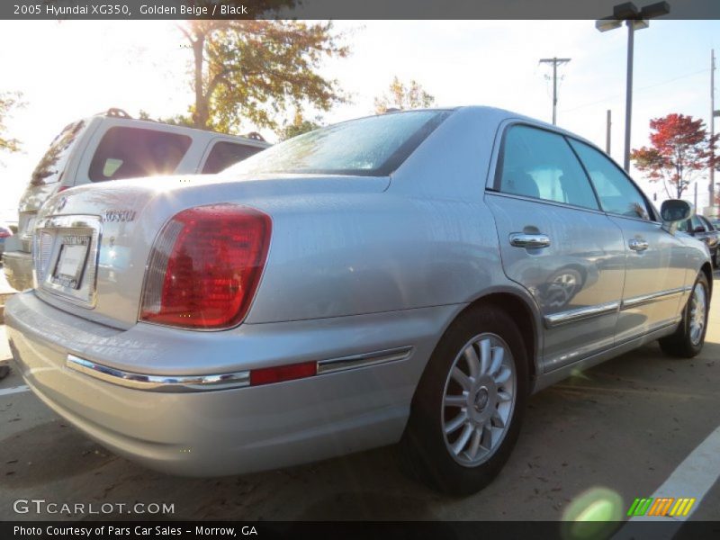 Golden Beige / Black 2005 Hyundai XG350