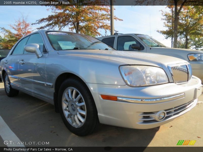 Golden Beige / Black 2005 Hyundai XG350