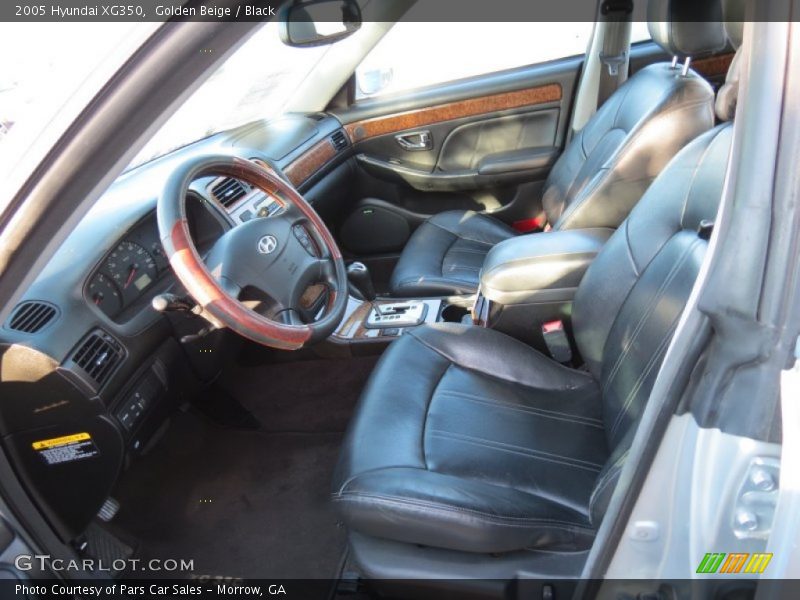 Golden Beige / Black 2005 Hyundai XG350