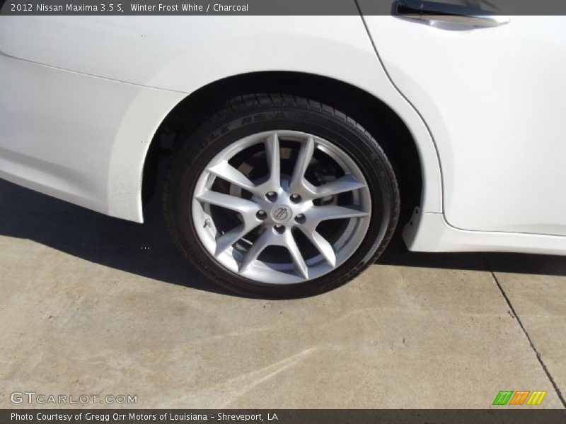 Winter Frost White / Charcoal 2012 Nissan Maxima 3.5 S