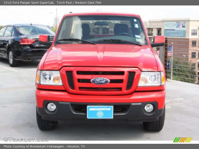 Torch Red / Medium Dark Flint 2010 Ford Ranger Sport SuperCab