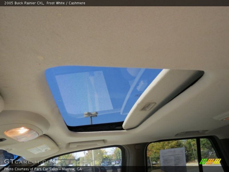 Sunroof of 2005 Rainier CXL