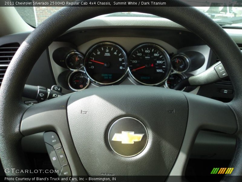 Summit White / Dark Titanium 2011 Chevrolet Silverado 2500HD Regular Cab 4x4 Chassis