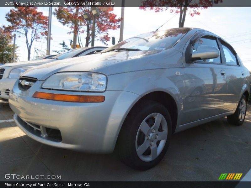 Galaxy Silver Metallic / Gray 2005 Chevrolet Aveo LS Sedan