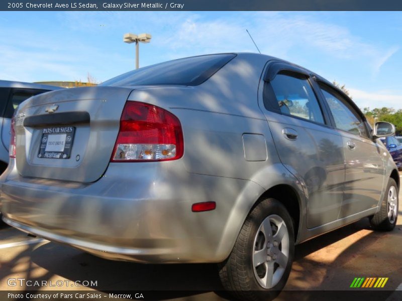 Galaxy Silver Metallic / Gray 2005 Chevrolet Aveo LS Sedan