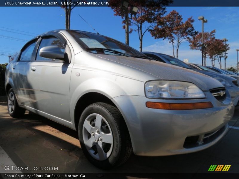 Galaxy Silver Metallic / Gray 2005 Chevrolet Aveo LS Sedan