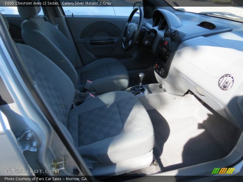Galaxy Silver Metallic / Gray 2005 Chevrolet Aveo LS Sedan