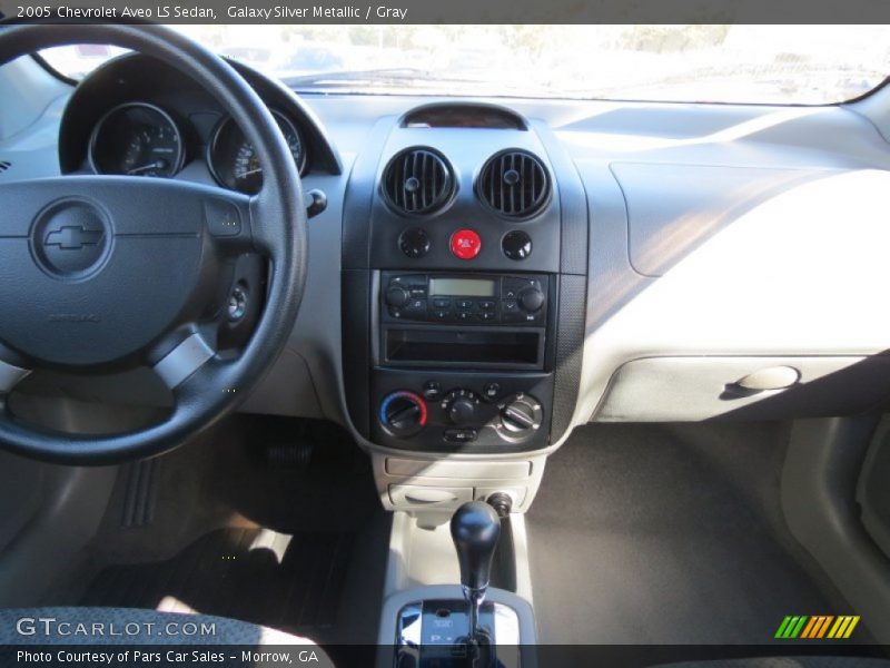 Galaxy Silver Metallic / Gray 2005 Chevrolet Aveo LS Sedan