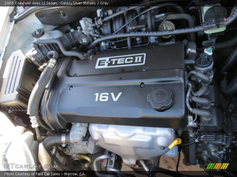 2005 Aveo LS Sedan Engine - 1.6L DOHC 16V 4 Cylinder